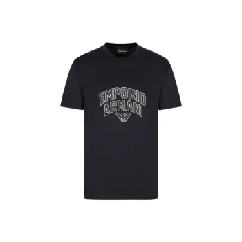 EMPORIO ARMANI SS23 T Shirts Men Navy Blue