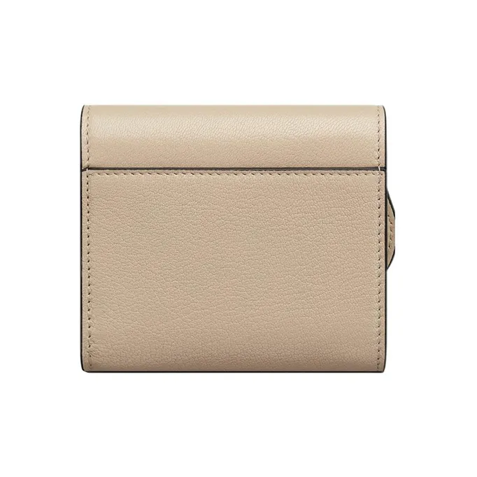 DIOR Saddle Goatskin Clutches Wallets Women's Sand-2