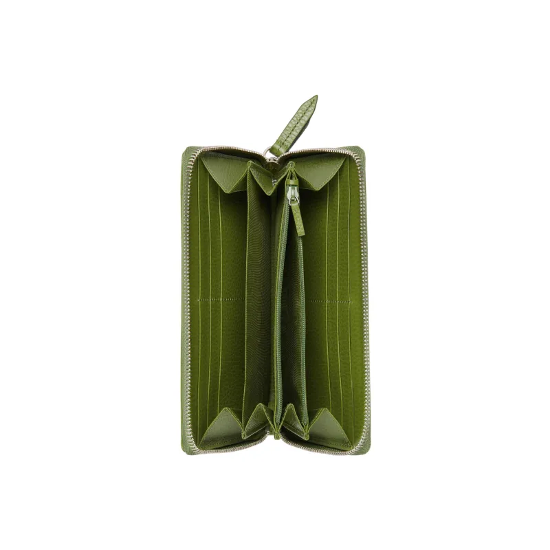GUCCI GG Marmont Leather Wallet Women's Green-3