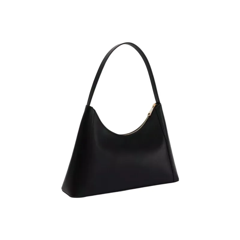 Furla Diamante Calfskin Handbag Shoulder Bag Women's Black-2