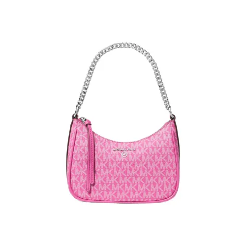 MICHAEL KORS Jet Set Charm Coated Canvas Handbag, Shoulder Bag Small Size Women's Pink