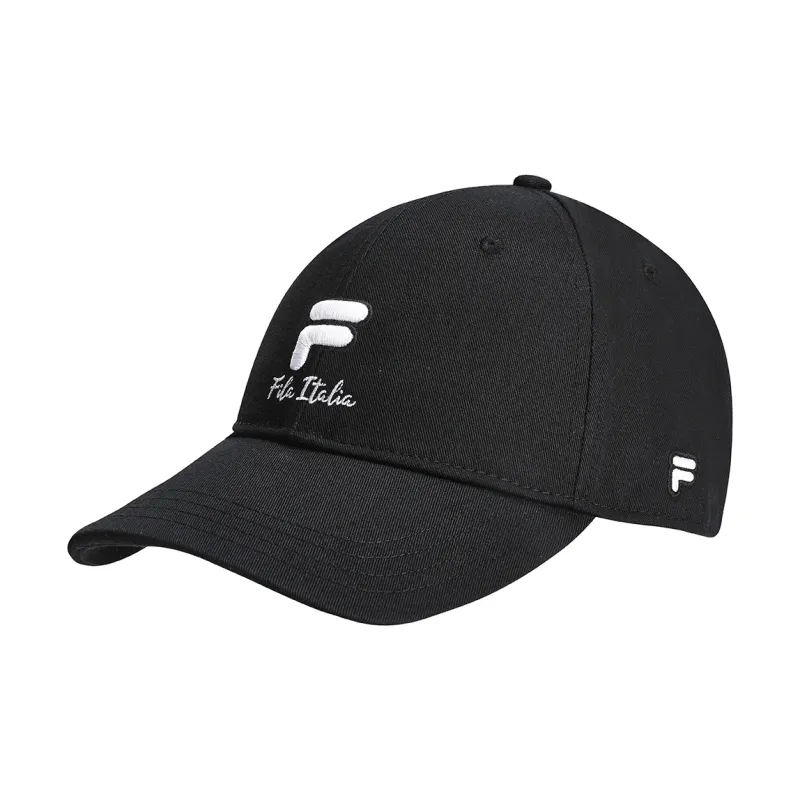 FILA FUSION Cotton Baseball Caps Unisex Pitch Black-1