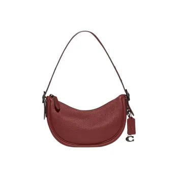 COACH Luna Cow Leather Shoulder Bag, Handbag, Shoulder Bag Women's Scarlet