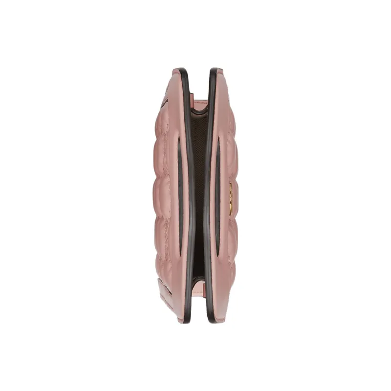 GUCCI GG Matelassé Leather Tote Cell Phone Pouch Crossbody Bag, Handbag Mini Women's Pink-4