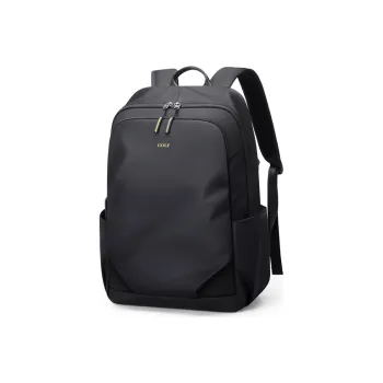 GOLF Fabric Backpack Large Size Men's Black/Elegant Gray