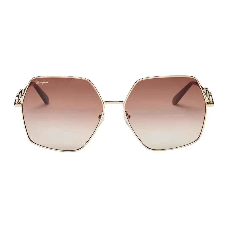 Ferragamo Sunglasses Women's Gold-0