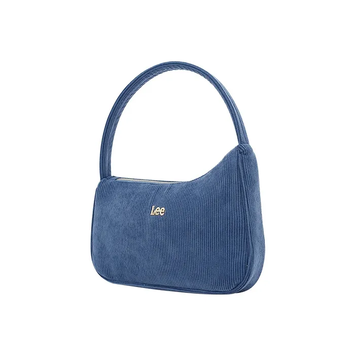 Lee Corduroy Shoulder Bag, Handbag Trumpets Women's Blue-2