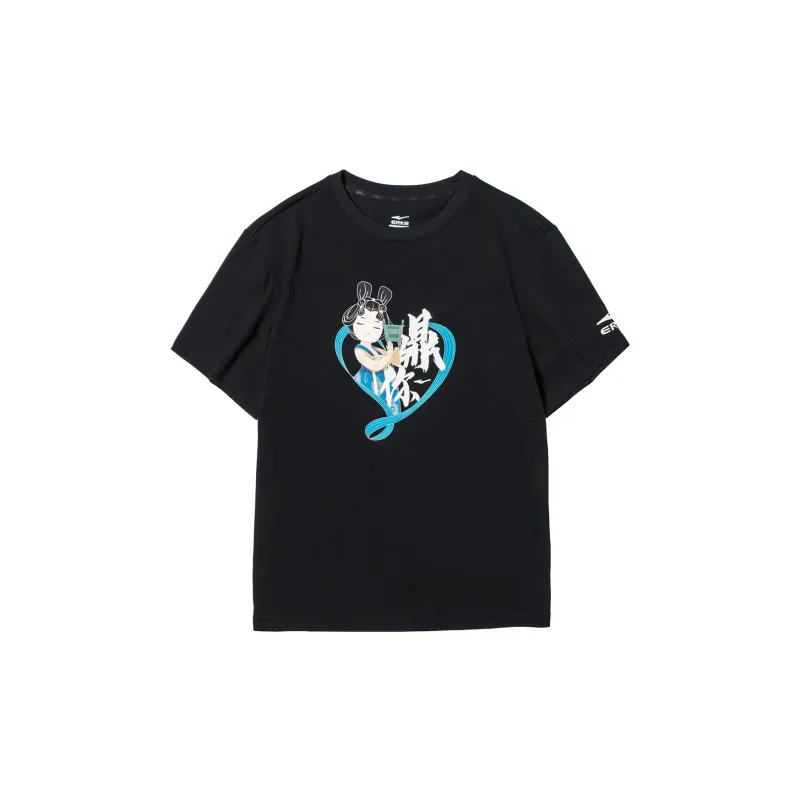 Erke T Shirts Men Jet Black-0