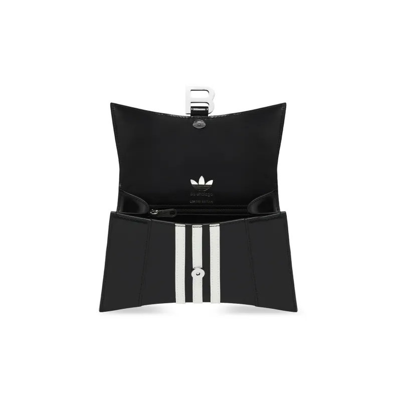 Balenciaga X Adidas Hourglass Small Handbag Black-4
