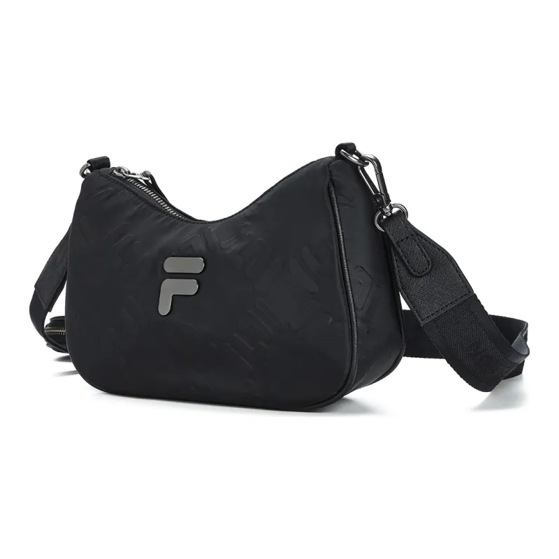 FILA FUSION PU Leather Crossbody Bag Regular Women's Black-1