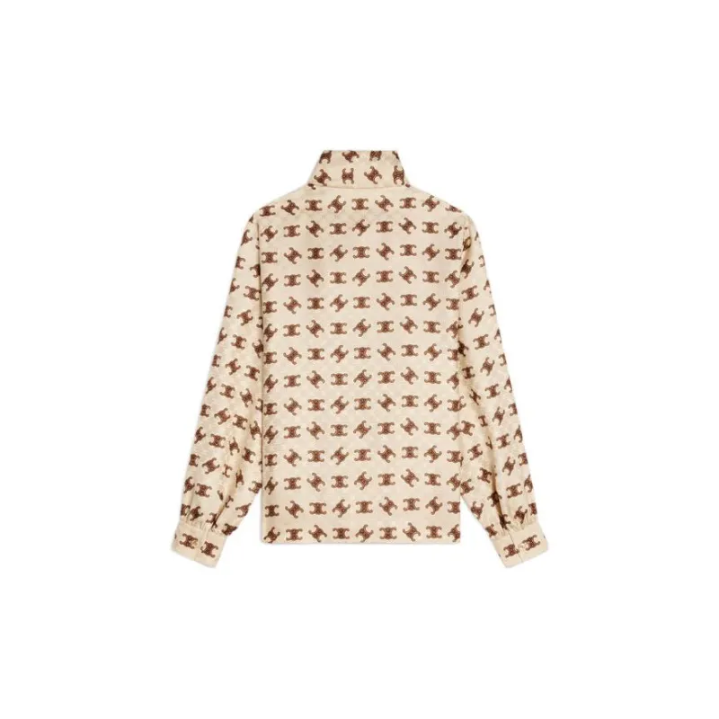 CELINE Shirts Women's Brown-1