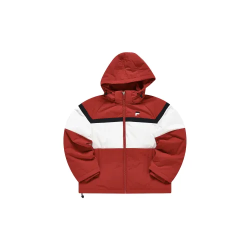 FILA FUSION Puffer Jackets Women's Garnet Red