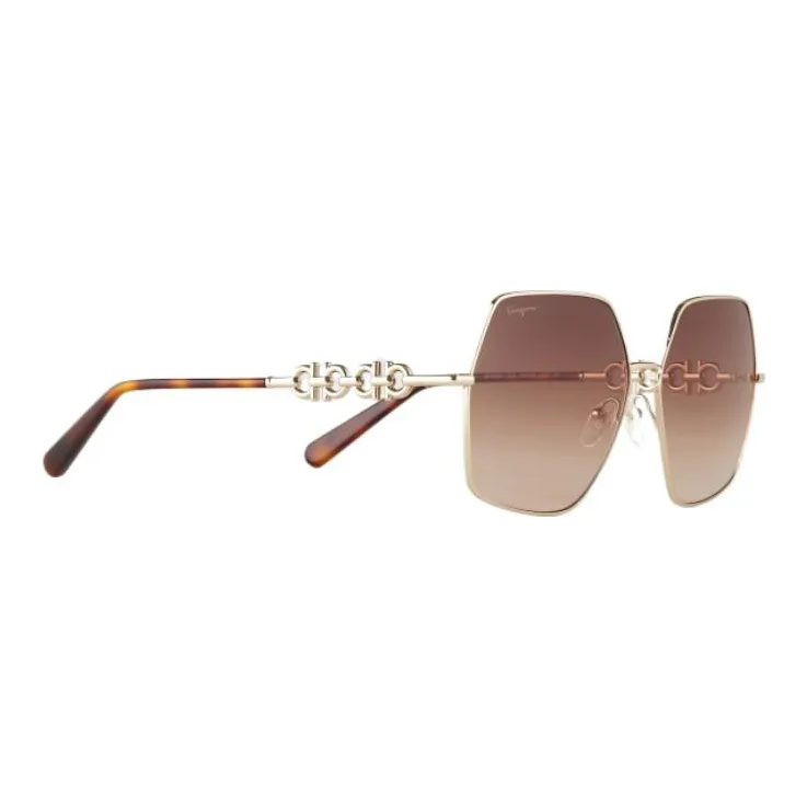 Ferragamo Sunglasses Women's Gold-1