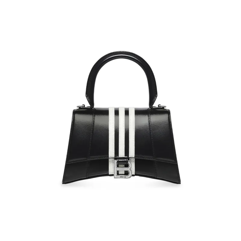 Balenciaga X Adidas Hourglass Small Handbag Black-0