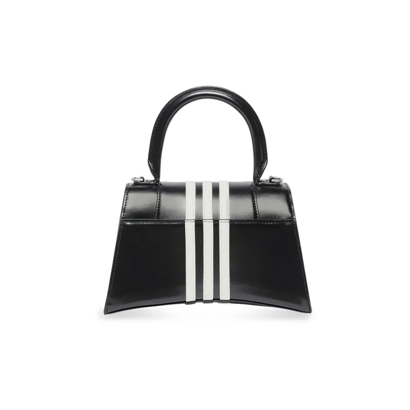 Balenciaga X Adidas Hourglass Small Handbag Black-3