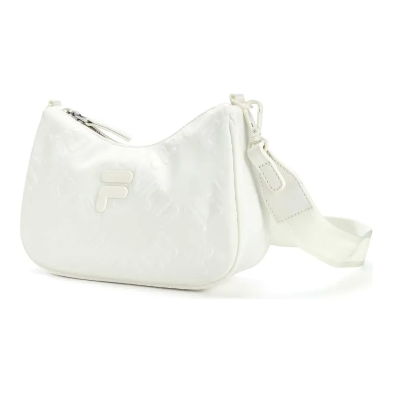 FILA FUSION Polyurethane Crossbody Bag Regular Women's White-1