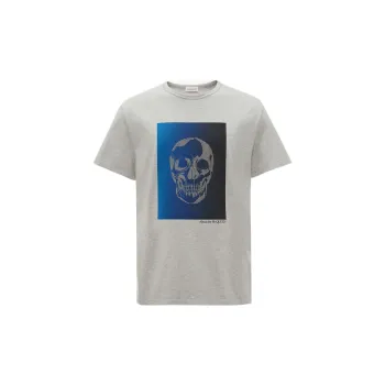 Alexander McQueen T-Shirts Men Gray