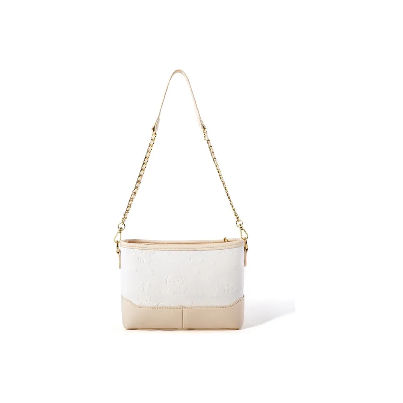 Miffy PU Shoulder Bag Crossbody Bag Small Size Women's Ecru-3