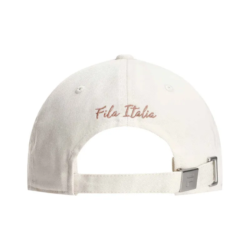 FILA FUSION Cotton Baseball Caps Unisex Ivory-2