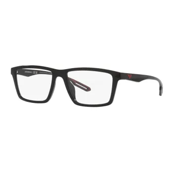 EMPORIO ARMANI Rectangle Frame Clip On Glasses