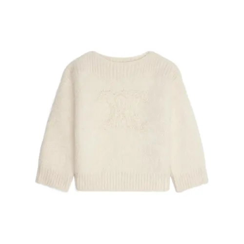 CELINE Cashmere Sweaters Women's White