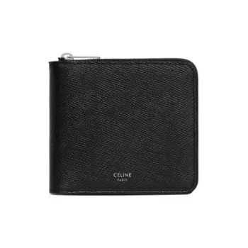 CELINE Grained Calfskin Wallet Men's Black