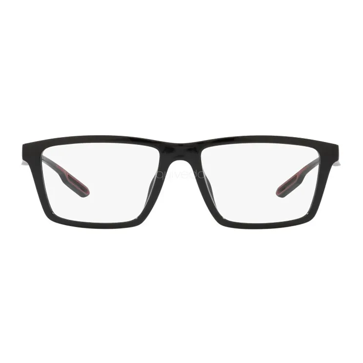 EMPORIO ARMANI Rectangle Frame Clip On Glasses-1