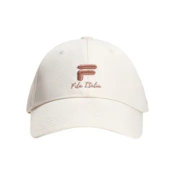 FILA FUSION Cotton Baseball Caps Unisex Ivory