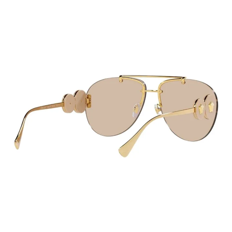 VERSACE Medusa Head Pilot frame Sunglasses-5