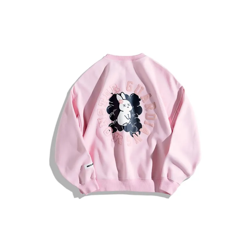 Monster Guardians Sweatshirts Women's Pink Year Of The Rabbit Limited Edition-1