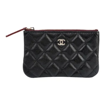 CHANEL Classic Mini Zipped Pouch Black A82365