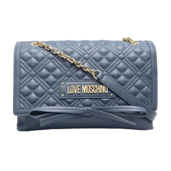 LOVE MOSCHINO Polyurethane Shoulder Bag Crossbody Bag Women's Blue