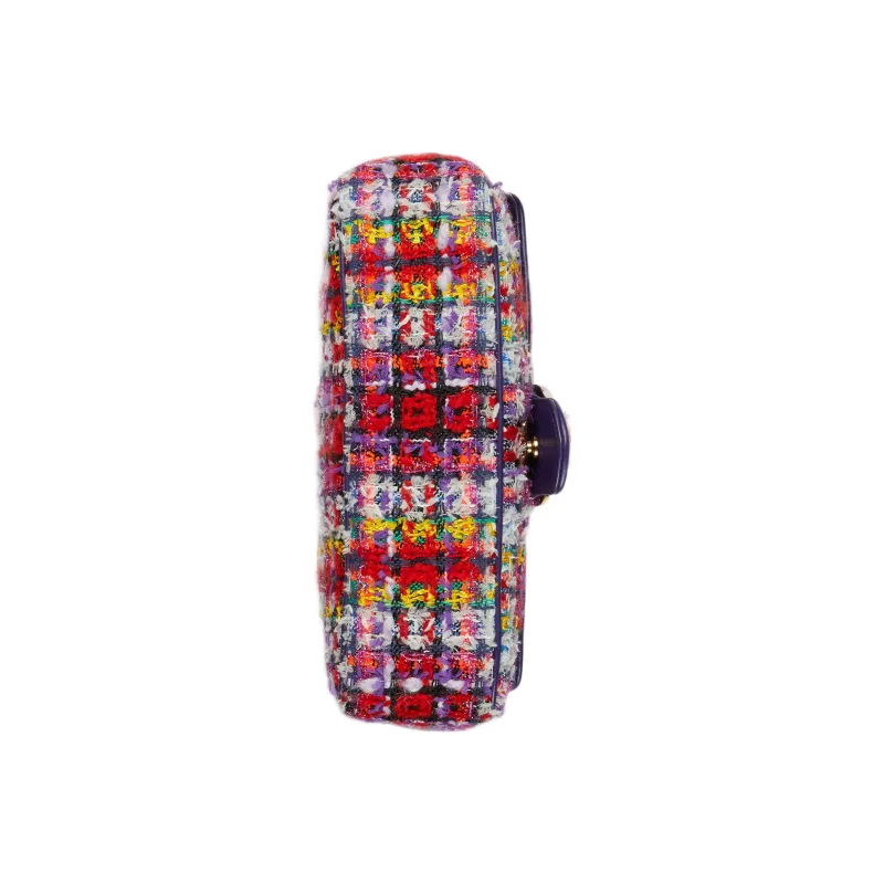 GUCCI Marmont Tweed Crossbody Bag Shoulder Bag Women's Multicolor-3