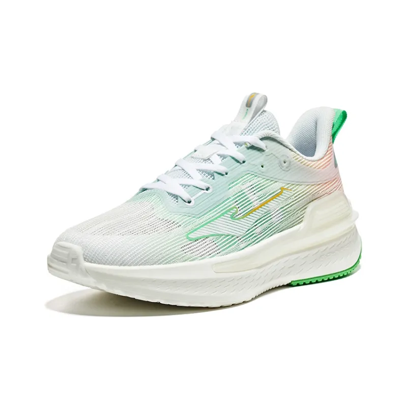 Erke Excellence Low Top Running Shoes Men's White Arctic Green-2