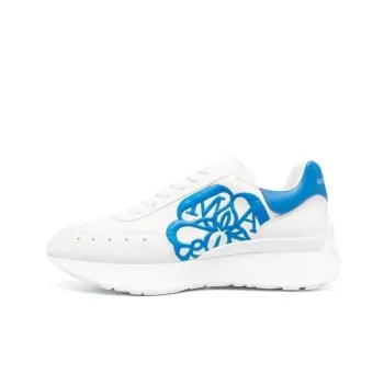 Alexander McQueen Sprint Runner White Cerulean Blue