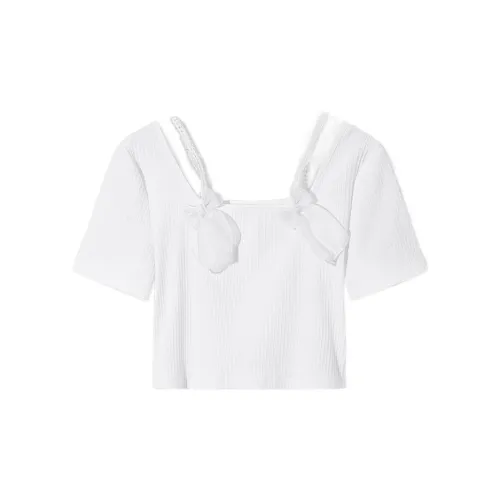 PEACEBIRD Crop Tops Women's