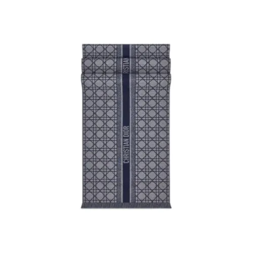 DIOR Knit Scarves Women's Blue
