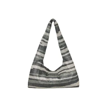 KARA Armpit Crystal embellished Mesh Bag