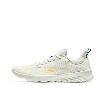 Erke High Speed Low Top Running Shoes Men's White Yellow