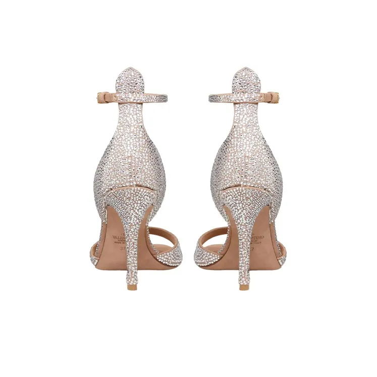 Valentino Garavani Tan-Go 100mm Crystal-embellished Sandals-4
