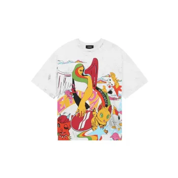 WE11DONE SS23 T Shirt Unisex White