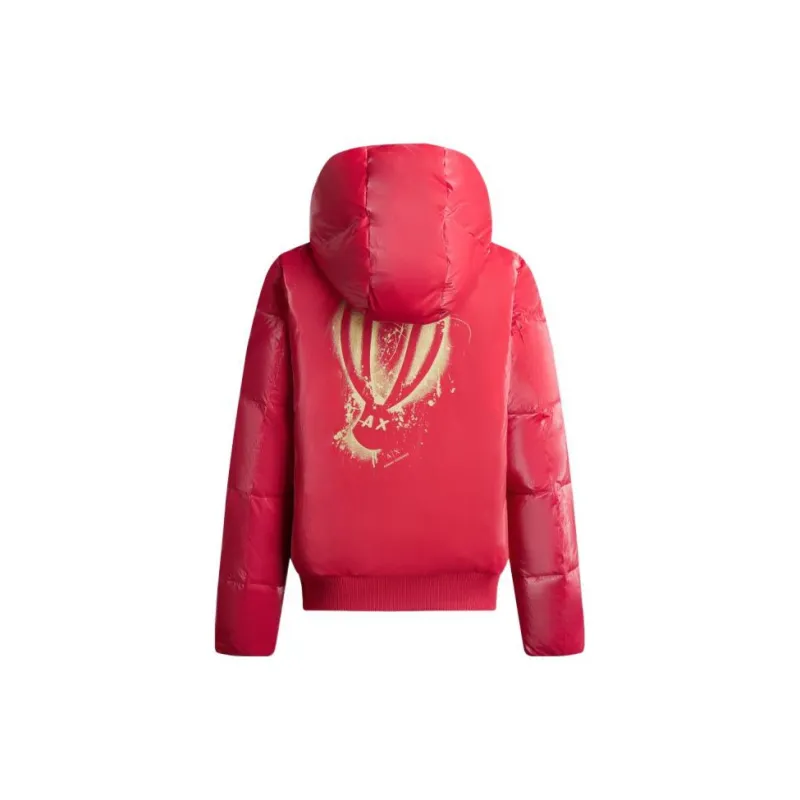 ARMANI EXCHANGE Year Of The Rabbit Puffer Jackets Women's Red-1