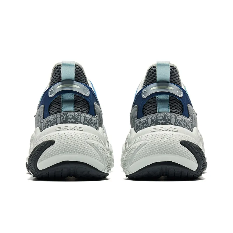 Erke Shock Absorbers With Slip Resistant And Abrasion Resistant Properties Low Top Casual Shoes Men's-3