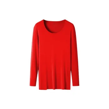 CALVIN KLEIN Thermal Tops Men's Garnet Red
