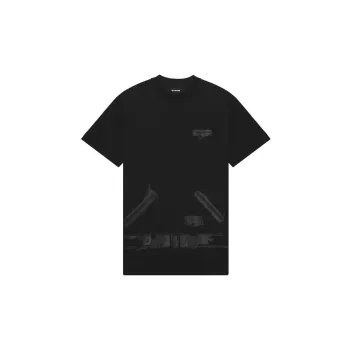 WE11DONE Graphic print Round neck T shirt
