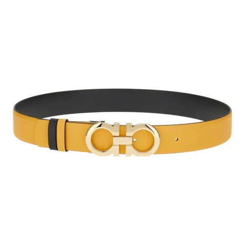 FERRAGAMO Minimalist Style Fashion Smooth Buckle Women's