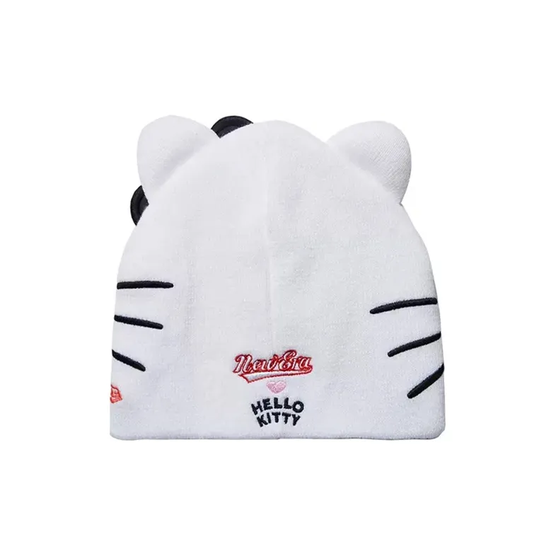 New Era Acrylic Beanies Unisex White-1