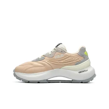 FILA Flusso Icona Anti Slip And Wear Resistant Coverage Low Top Casual Shoes Women's Nude Pink