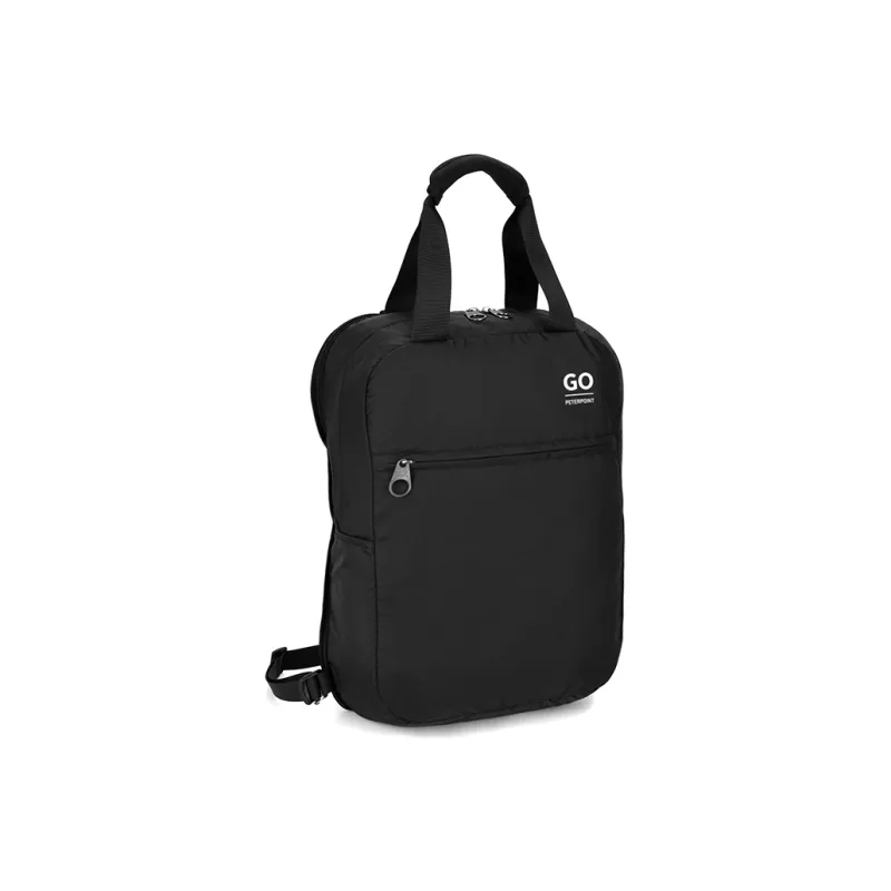 PETERPOINT Oxford Backpack Regular Unisex Black-0