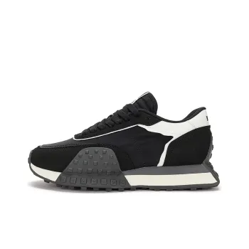 Kappa Low Top Running Shoes Unisex Black White